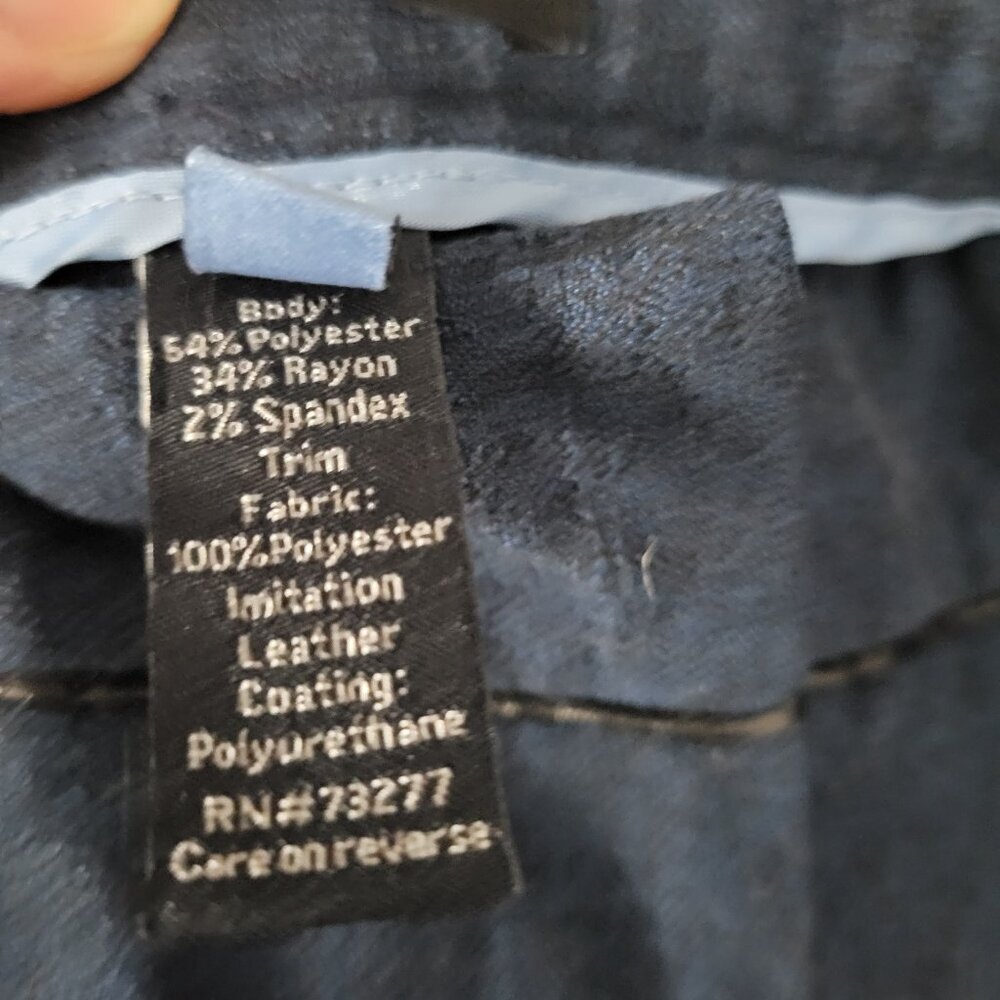 Apt. 9 Modern Fit Pants blue sz 12 stretch Rayon corpcore classic workwear EUC - Picture 12 of 14